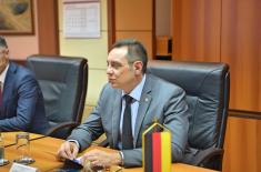 Minister of Defence meets with member of Bundestag Defence Committee
