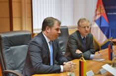 Minister of Defence meets with member of Bundestag Defence Committee