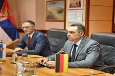 Minister of Defence meets with member of Bundestag Defence Committee