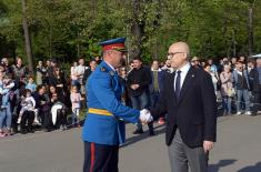 Gun Salute to Mark Serbian Armed Forces Day