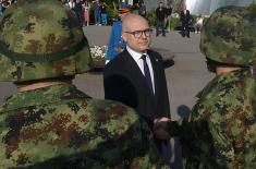 Gun Salute to Mark Serbian Armed Forces Day