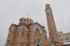 Minister Vučević and General Mojsilović attend liturgy in Church of Christ the Saviour in Banja Luka