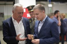 Minister Stefanović visits “Prvi Partizan“ ammunition factory in Užice