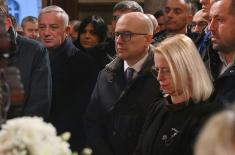 Minister Vučević and General Mojsilović attend liturgy in Church of Christ the Saviour in Banja Luka