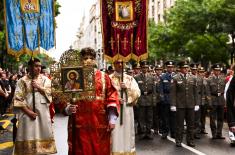 SAF members at Ascension Day Procession