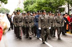 SAF members at Ascension Day Procession