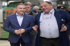 Minister Stefanović visits “Prvi Partizan“ ammunition factory in Užice