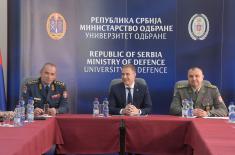Министар Стефановић на састанку са војним спортистима