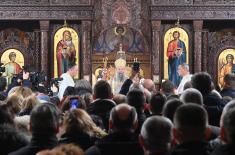 Minister Vučević and General Mojsilović attend liturgy in Church of Christ the Saviour in Banja Luka