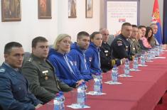 Minister Stefanović Meets Military Athletes