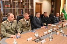 Sastanak pomoćnika ministra Bandića sa načelnikom Štaba odbrane Bugarske armije admiralom Eftimovim
