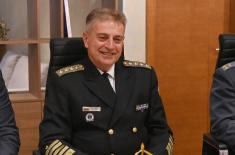 Sastanak pomoćnika ministra Bandića sa načelnikom Štaba odbrane Bugarske armije admiralom Eftimovim