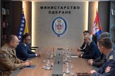 Minister Vučević meets with Ambassador of Bosnia and Herzegovina