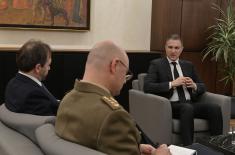 Minister Stefanović meets with Head of EU Delegation Giaufret