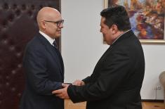 Minister Vučević meets with Republika Srpska’s National Assembly Speaker Stevandić