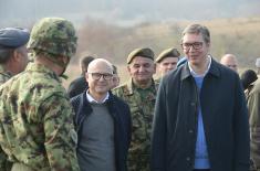 President Vučić at exercise Manoeuvres 2022: We have significantly improved our capabilities