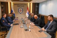 Meeting between Minister Vučević and Ambassador of Russian Federation