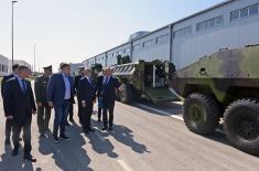 Minister Vučević Visits Company “Complex Combat Systems Ltd”