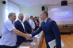 Састанак министра Стефановића и министарке Атанасковић са представницима oдбрамбене индустрије