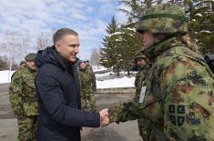 Minister Stefanović visits IT and Signals Training Centre in Gornji Milanovac