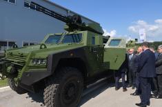 Minister Vučević Visits Company “Complex Combat Systems Ltd”