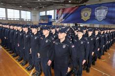 Minister Vučević attends promotion ceremony for Basic Police Training Centre’s 31st and 32nd classes