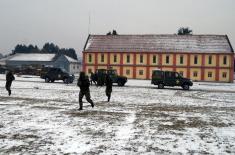 Military police officers undergo close protection training