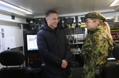 Minister Stefanović visits IT and Signals Training Centre in Gornji Milanovac