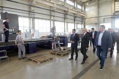 Minister Vučević Visits Company “Complex Combat Systems Ltd”