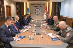 Minister Vučević meets with Minister of Foreign Affairs of Kazakhstan Nurtleu