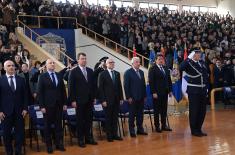 Minister Vučević attends promotion ceremony for Basic Police Training Centre’s 31st and 32nd classes