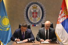 Minister Vučević meets with Minister of Foreign Affairs of Kazakhstan Nurtleu
