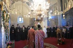 Ministar Stefanović prisustvovao dočeku patrijarha Porfirija u manastiru Mileševi