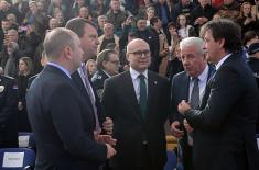 Minister Vučević attends promotion ceremony for Basic Police Training Centre’s 31st and 32nd classes