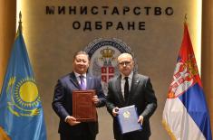 Minister Vučević meets with Minister of Foreign Affairs of Kazakhstan Nurtleu