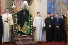 Minister Stefanović takes part in ceremony welcoming Patriarch Porfirije to Mileševa Monastery