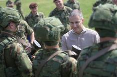 Minister Stefanović: Voluntary military service in 72nd Brigade only for the best