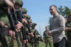 Minister Stefanović: Voluntary military service in 72nd Brigade only for the best