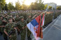 Generalna proba promocije najmlađih oficira Vojske Srbije 