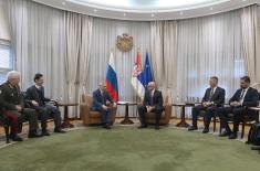 Meeting between Minister Vučević and Ambassador of Russian Federation