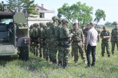 Minister Stefanović: Voluntary military service in 72nd Brigade only for the best