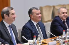 Minister Vučević Meets Minister Babayev
