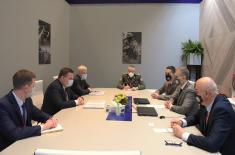 Minister Stefanović meets with Mr Pantus, Minister of State Authority for Military Industry of Belarus