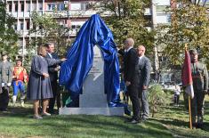 Minister Vučević unveils monument to General Božidar Boža Janković