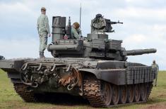 T-72MS tank action at Lightning Strike 2021 exercise