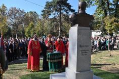 Minister Vučević unveils monument to General Božidar Boža Janković