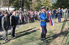 Minister Vučević unveils monument to General Božidar Boža Janković