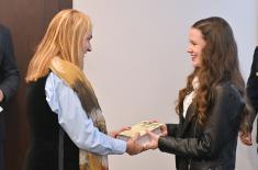 Awards presented to winners of “Momčilo Gavrić – a Little Hero of the Great War” writing competition