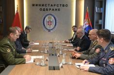 Minister Vučević meets with Ambassador of Belarus Brylev