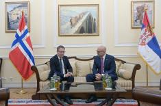 Meeting between Serbian and Norwegian defence ministers